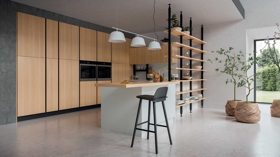 LIBRERIA FREESTANDING STILI: UNA NUOVA SOLUZIONE IN CUCINA! 